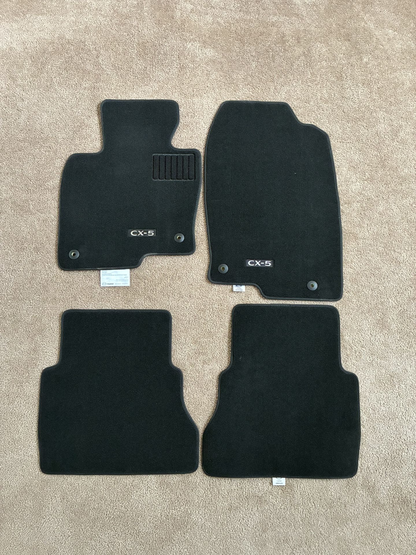 Carpet floor mats for a 2025 Mazda CX five