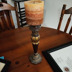 Decorative Candle And Candle Holder