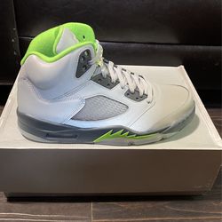 AIR JORDAN 5 GREEN BEAN $160
