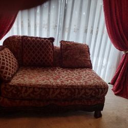 Burgundy Sofa