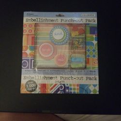 New Colorbok Embellishment Punch-out Pack