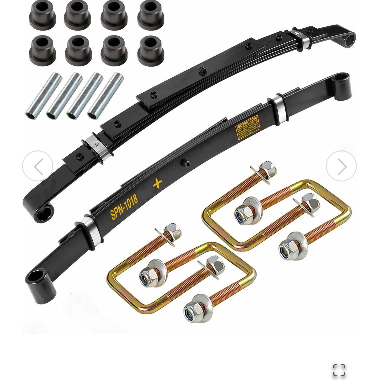 Roykaw Rear Heavy Duty Leaf Spring Kit for EZGO TXT 1994Up Golf Cart