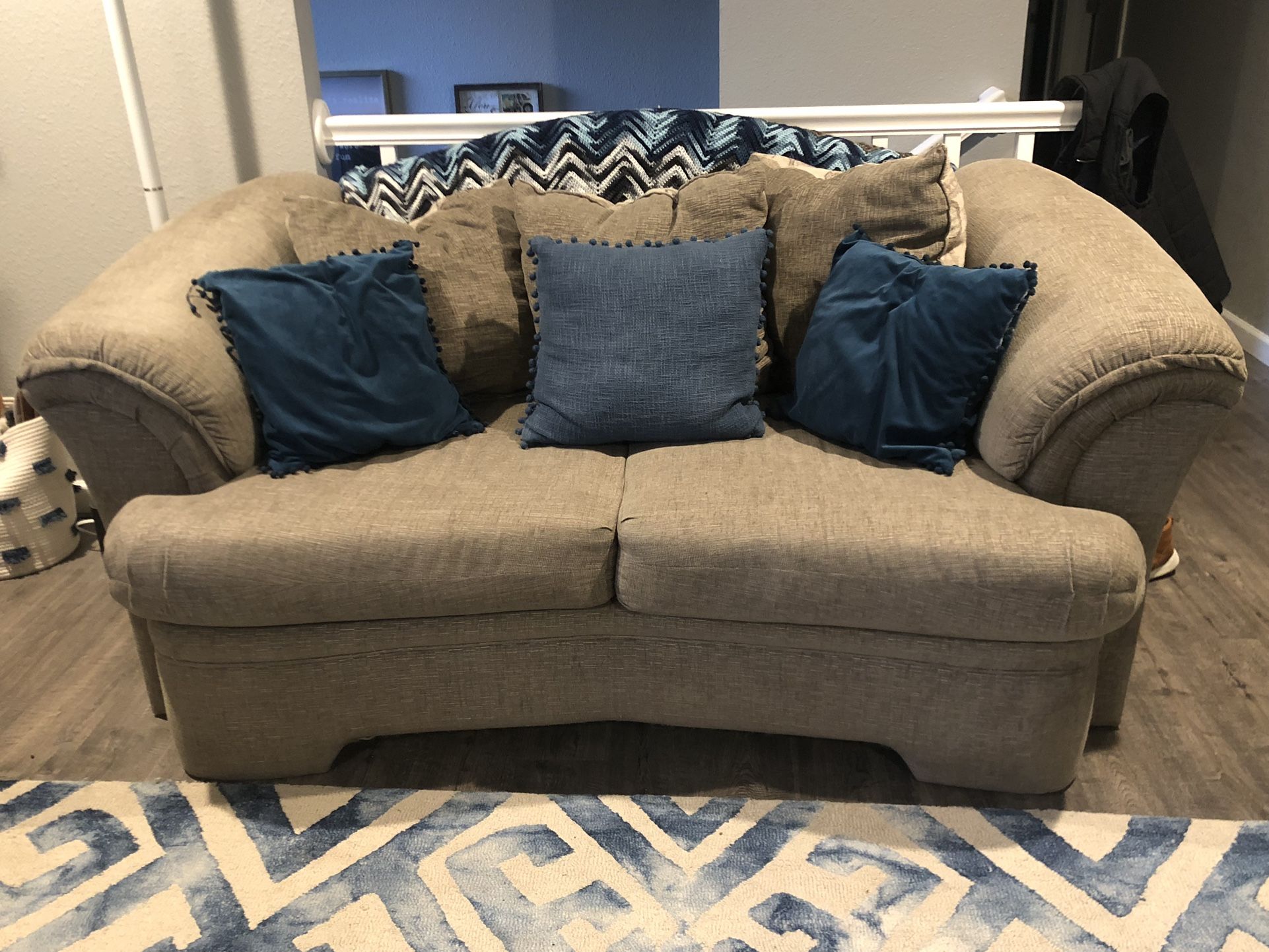 Couch With Hide-a-bed And Loveseat