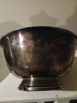 Silver Plated Vintage Small Bowl