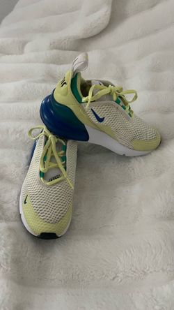Nike Air Max 270 light lemon blue used once size 13
