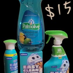 PALMOLIVE & KITCHEN CLEANING ITEMS