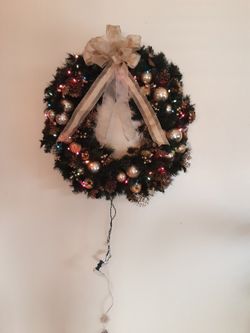 Beautiful Costco Lighted Wreath