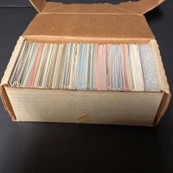 Box Of Baseball Cards