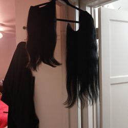 New Real Black Hair Pieces