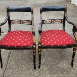 2 Maitland Smith Antique Chairs
