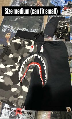 Bape shorts, alocs tees, bape tees