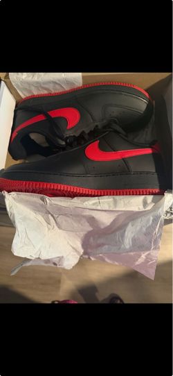 Red and Black Air Force 1