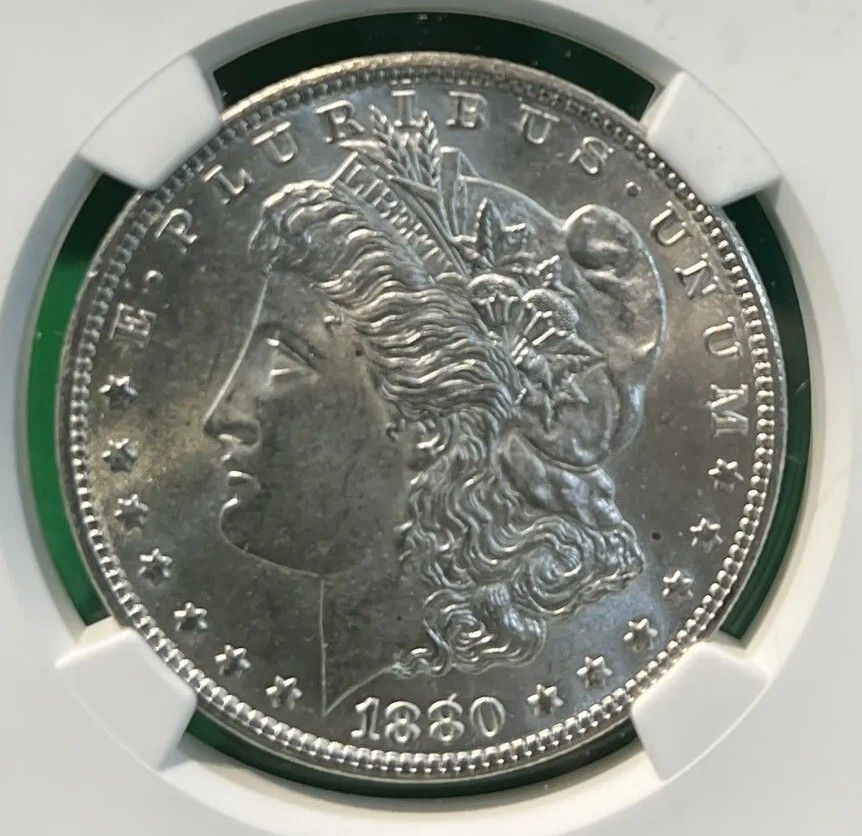 1880-CC Morgan Silver Dollar $1 US Carson City Mint