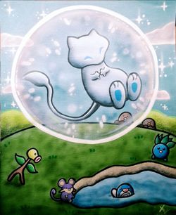 Bubble Mew artwork
