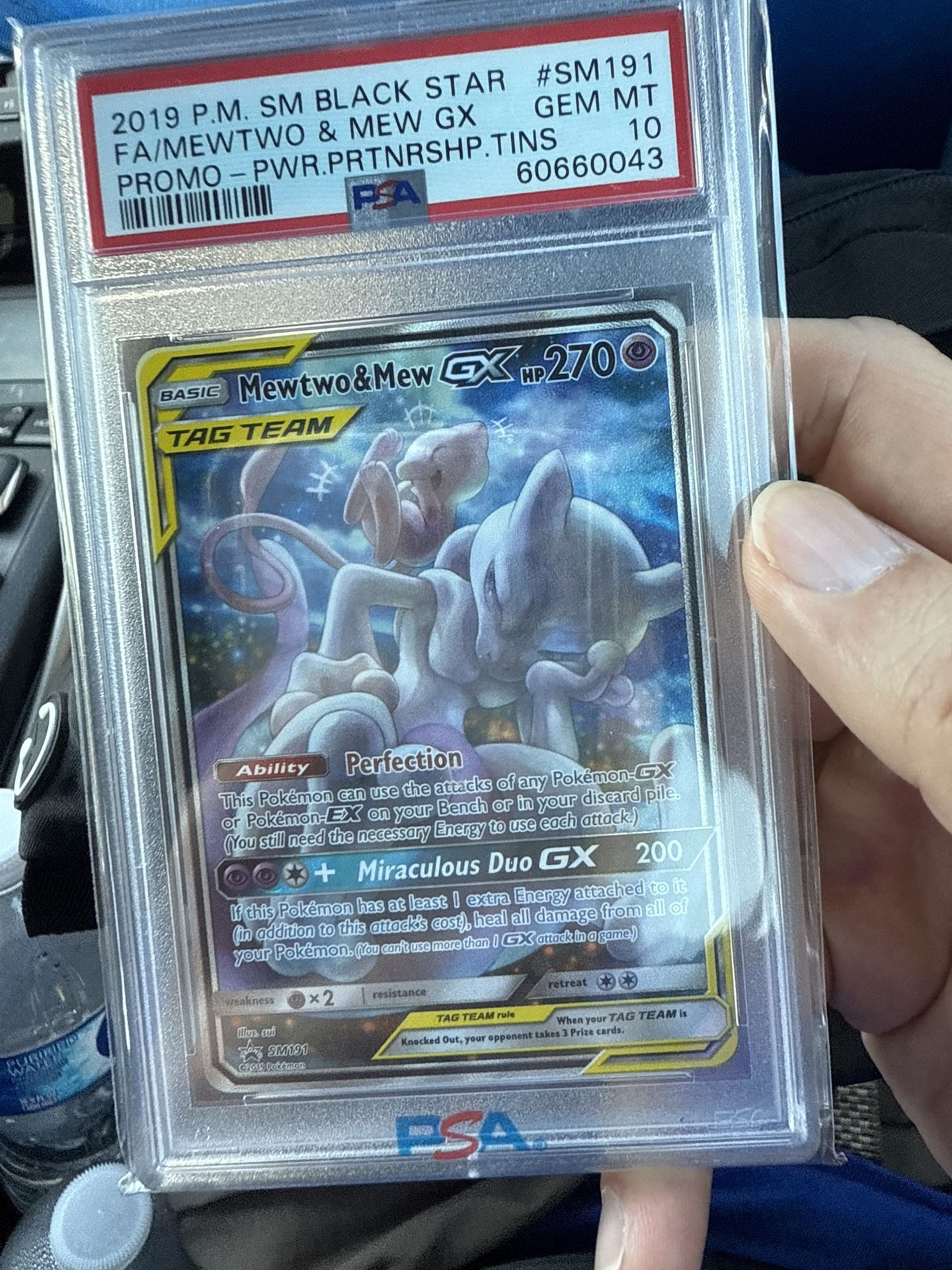 Mewtwo & Mew Tag Team PSA 10 Promo