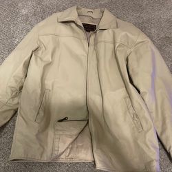 Off-white Leather Jacket