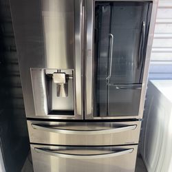 LG Stainless Steel Refrigerator And Freezer