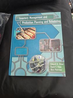 Inventory Management and Production Planning and Scheduling by 