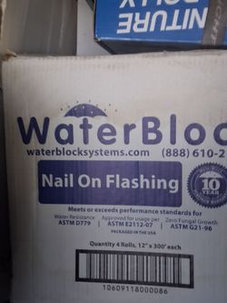 WaterBlock Nail On Flashing