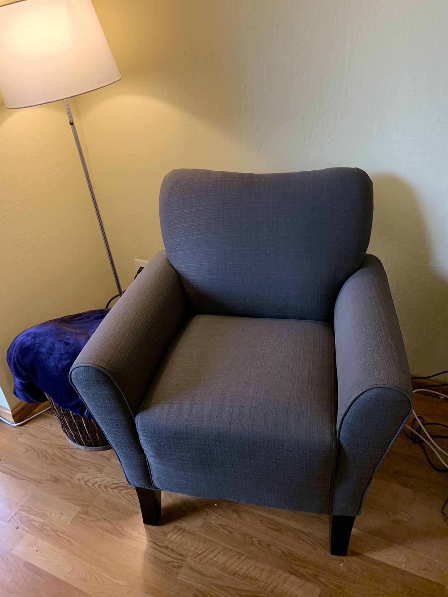 Grey chair. Non smoking home