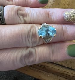 Blue Topaz Ring