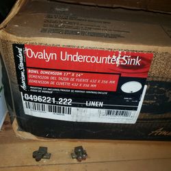 Unused Undercounter Bathroom Sink