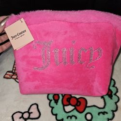 Juicy Couture Pink Makeup Bag/Travel Bag