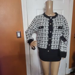 Women's Color Knitted Cardigan Sweater 