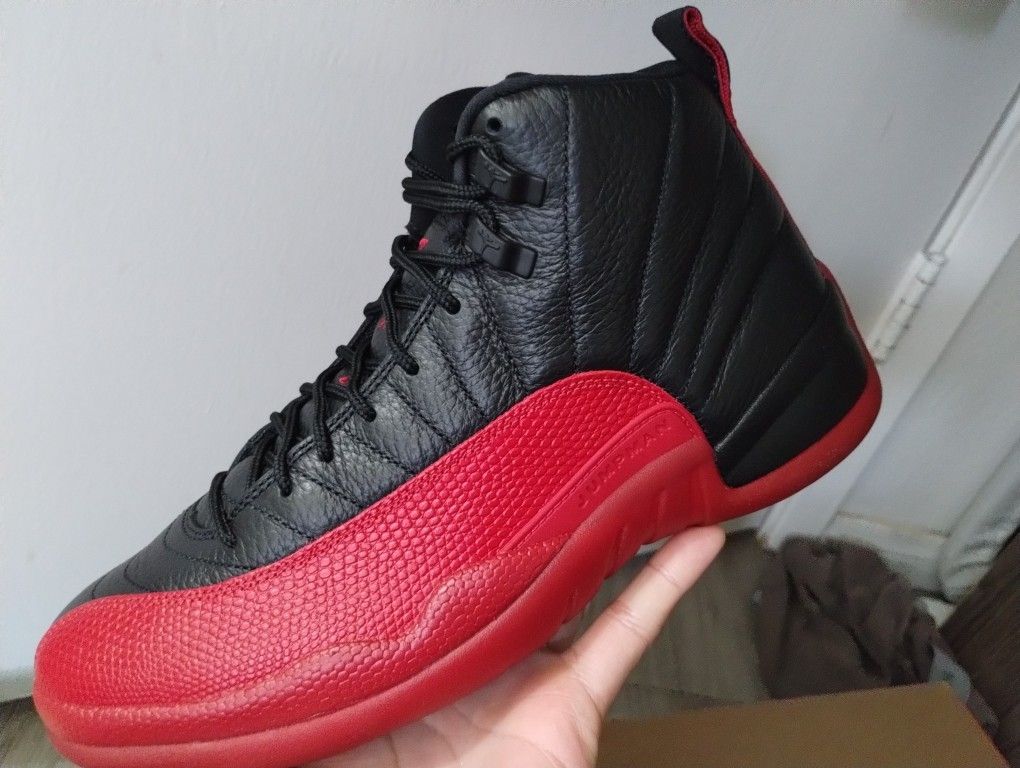 Air Jordan Retro 12 Flu Game/Bred Size Men Brand New With Box
