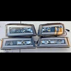 03-06 Chevy Silverado | 04-06 Chevy Avalanche LED Headlights Faros Calaveras Micas Luces 