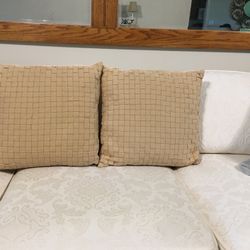 2 Reversable Pillows With Zippers