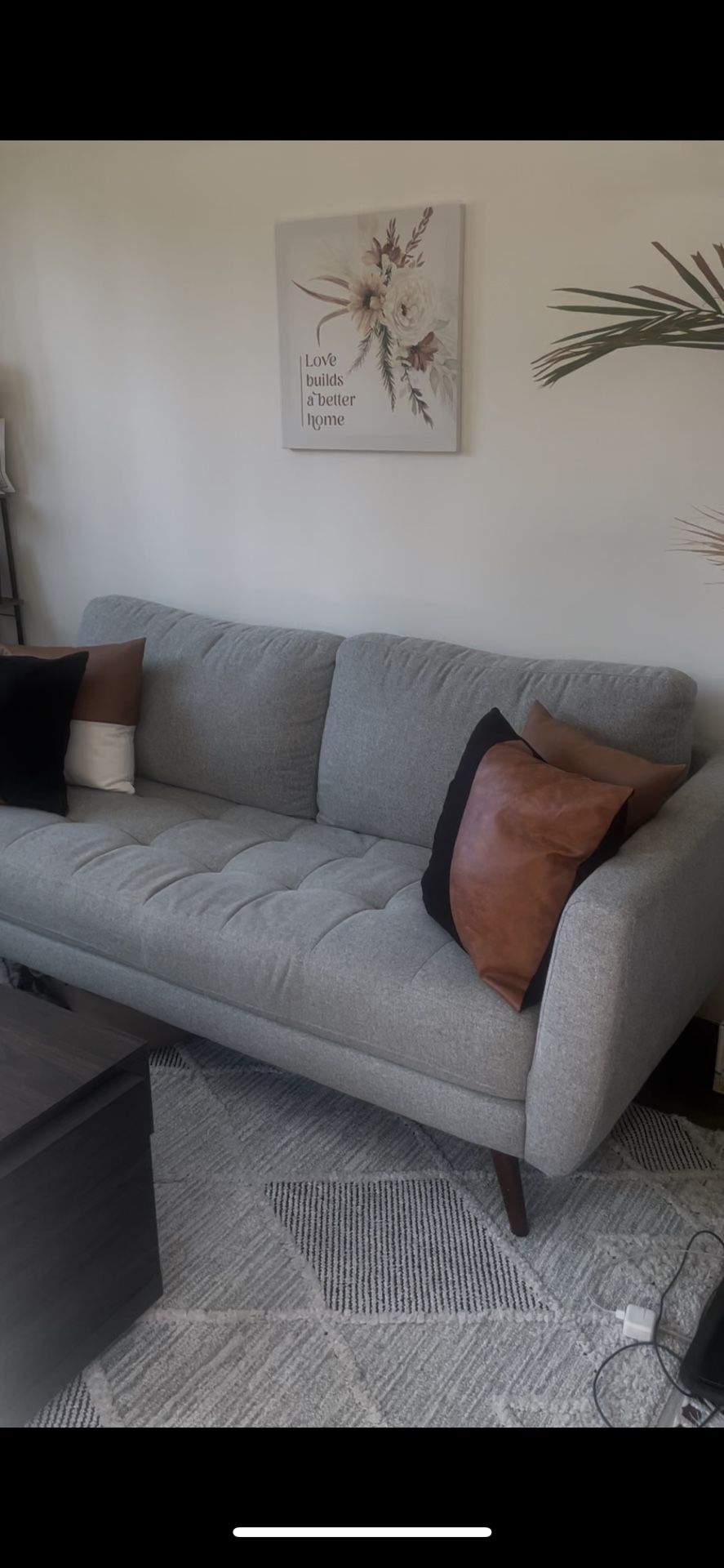 Comfy Gray Couch
