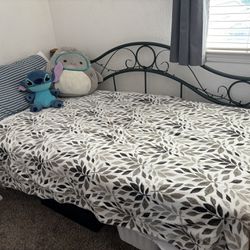 Twin Bed Frame With Mattress And Topper