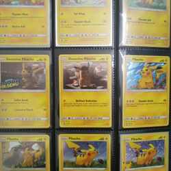 Pikachu & The Family Lot Of 83 Cards
