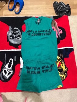 That's A Awful Lot of Cough Syrup Knit Vest & Shorts Set