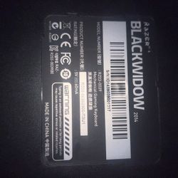 Razer Blackwidow Keyboard 