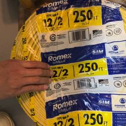 250 ft. 12/2 Solid Romex SIMpull CU NM-B W/G Wire