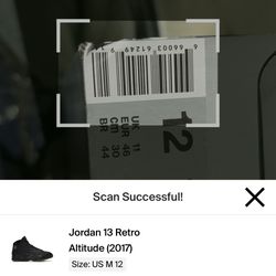 Jordan Retro 13’s Altitude Size12!!!