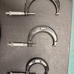 Starrett Large Outside Micrometers – USA Made – Machinist Tools