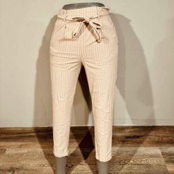 XS Pink & White Pant with Pockets