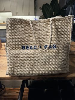 Straw Beach Bag
