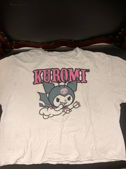 Kuromi sanrio cropped tee