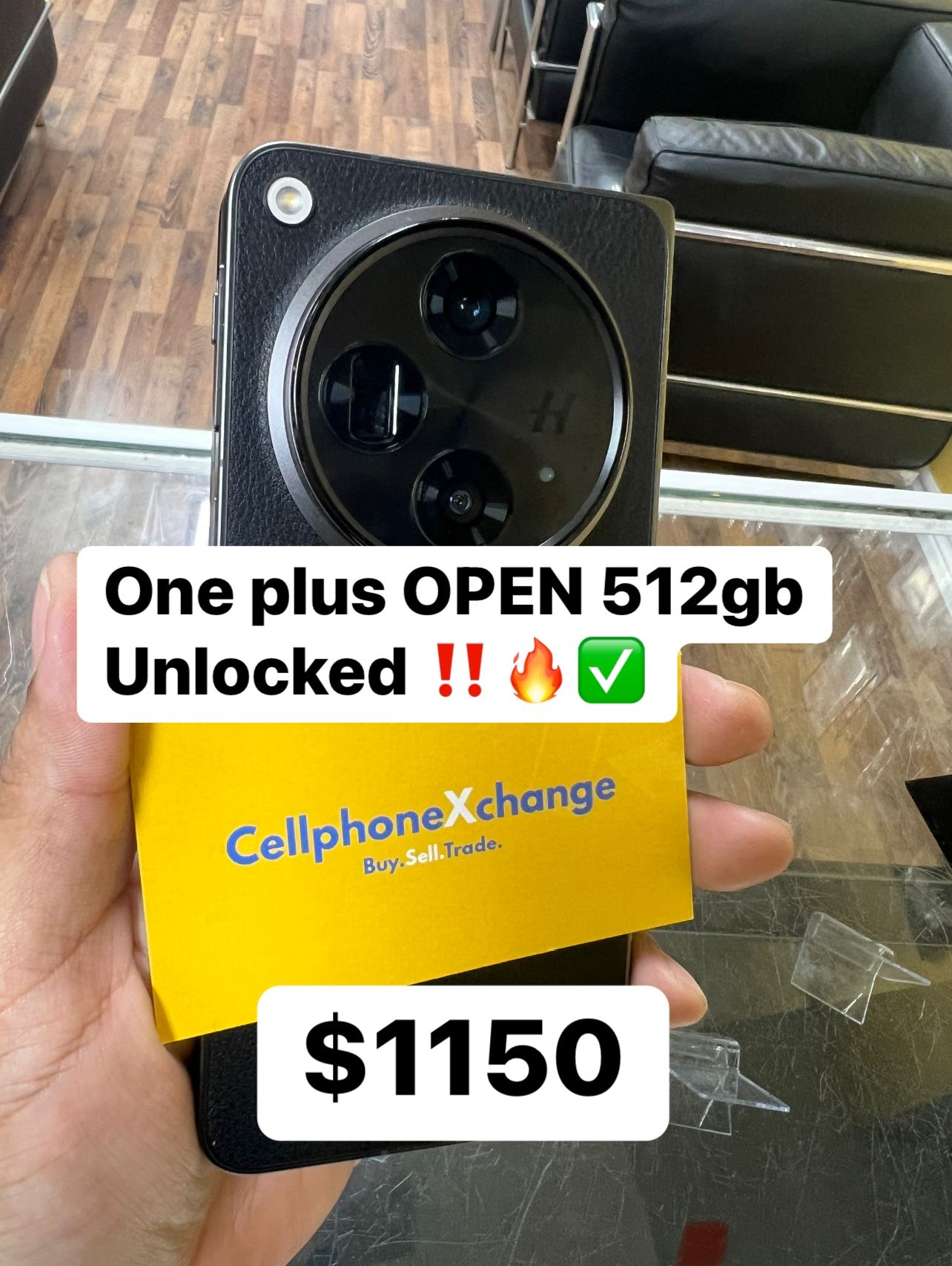 One Plus Open 512gb 16gb Ram Unlocked $50 Down Financed 