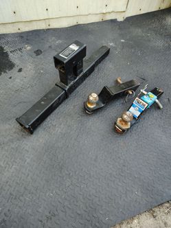 Haul Master Dual Hitch Extender and Two Trailer Hitch
