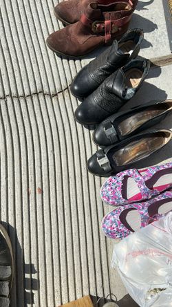 Boots And Shoes, Size 4 1/2 To 6 1/2 Approximately