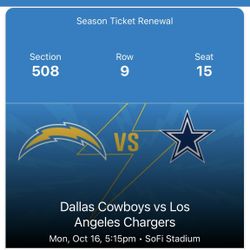 Charger Vs Cowboys