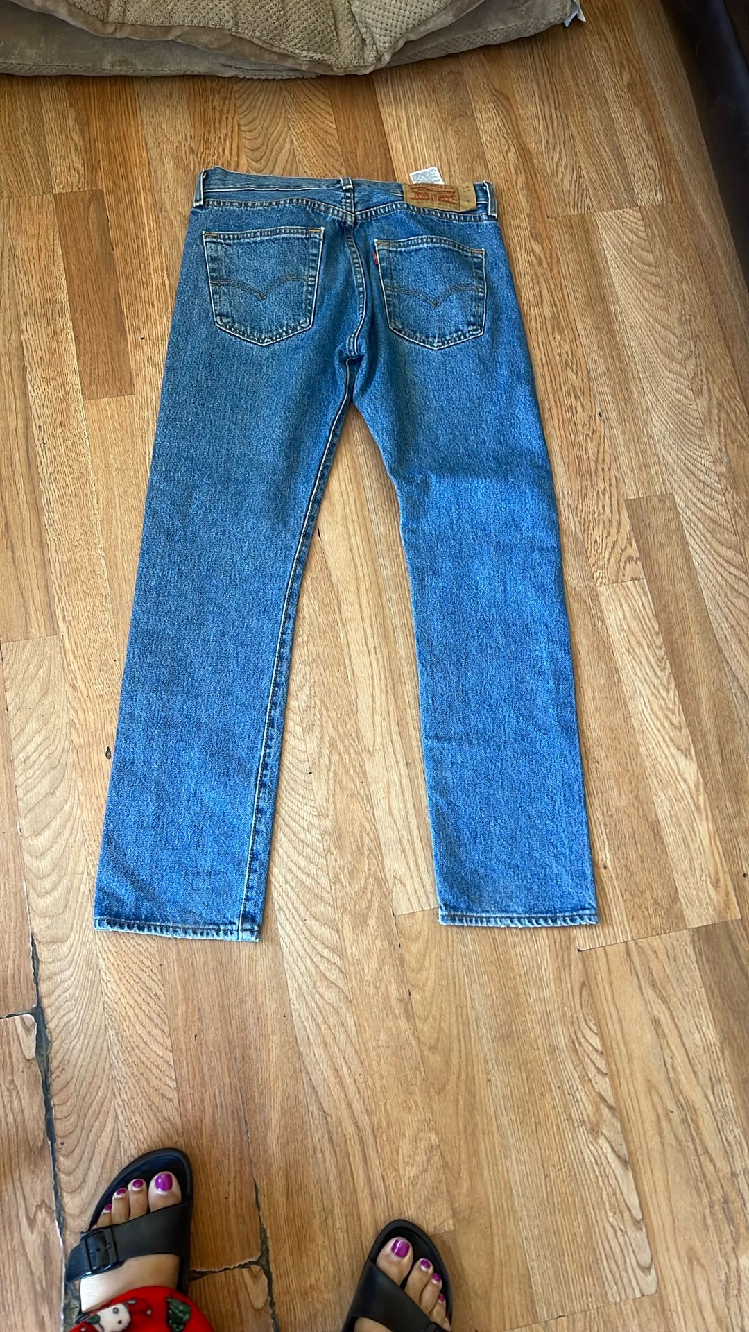501 Levi’s Size 29 X 30 in Great condition these were my sons in the mid 90’s