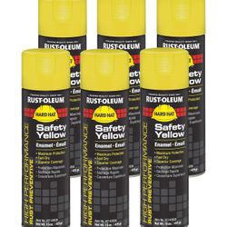 Rust-Oleum Saftey Yellow 6-Pack, 15 fl oz (NEW)