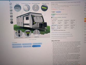 RV cover 24 to 27ft