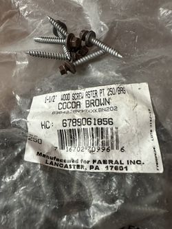Aster Threaded Fasteners Cocoa Brown